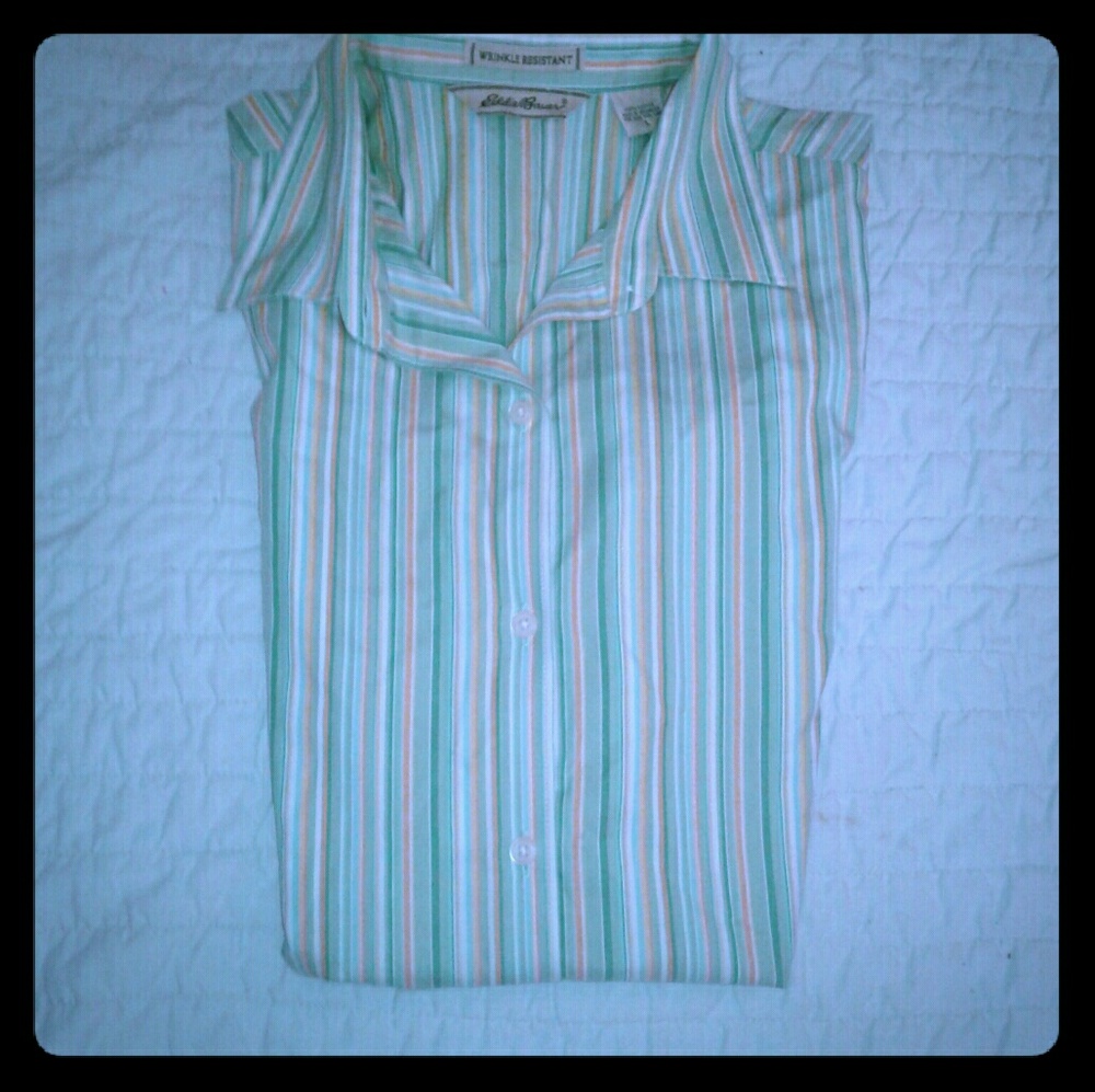 Eddie Bauer sleeveless blouse