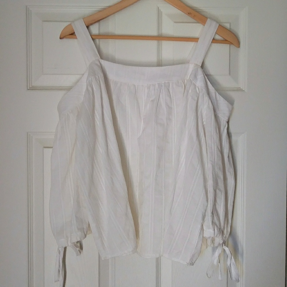 ADORABLE COTTON OFF THE SHOULDER TOP