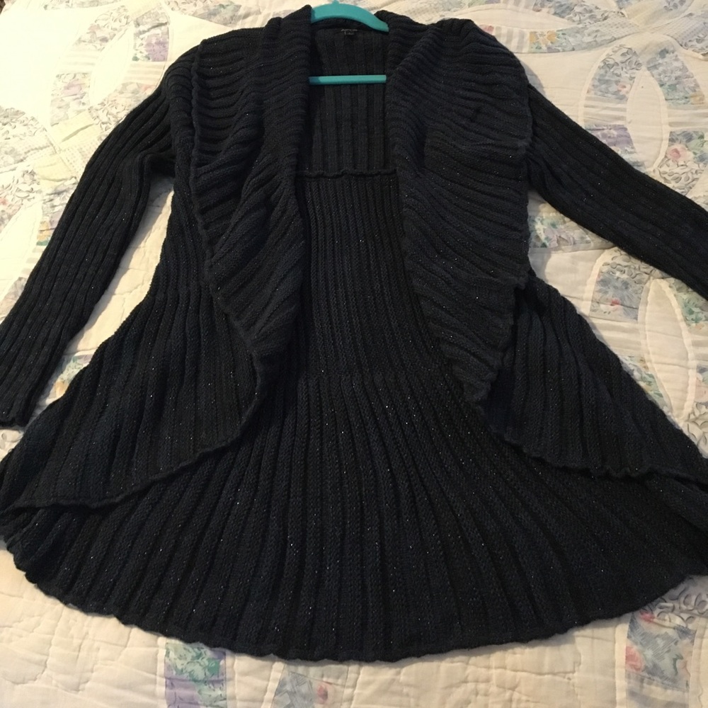 Waterfall blue sweater