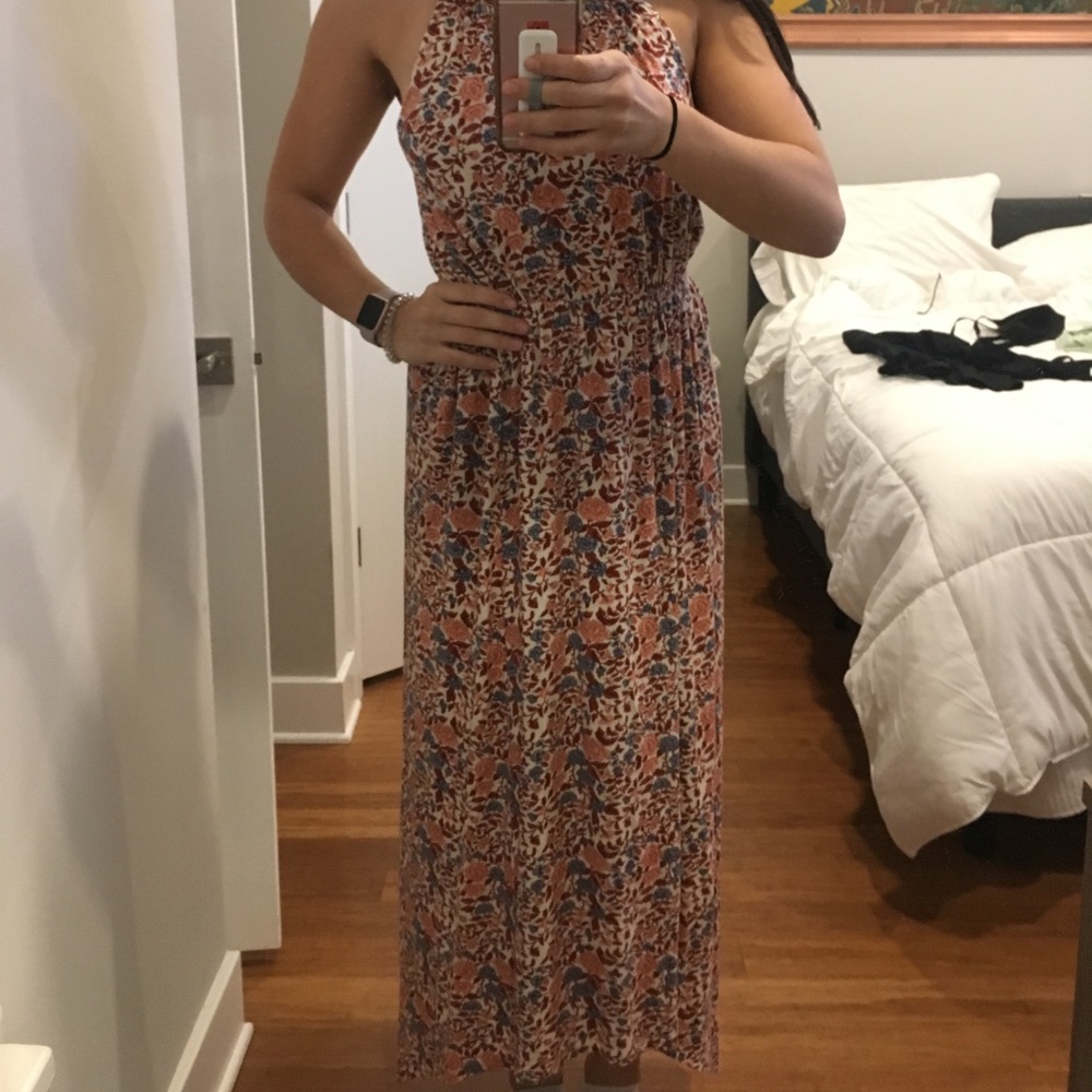 Lucky brand floral maxi dress