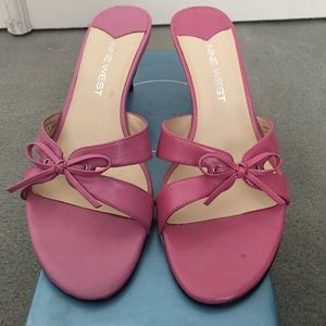 Nine West NW Mary Knoll - Pink Leather