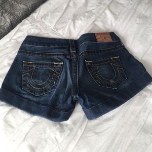 True Religion denim shorts