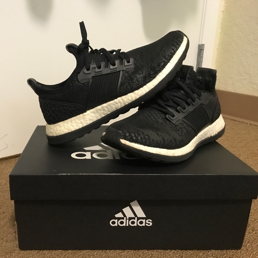 Adidas black sneakers