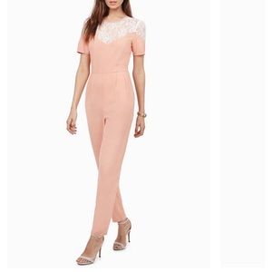 Blush & Ivory lace jumpsuit.