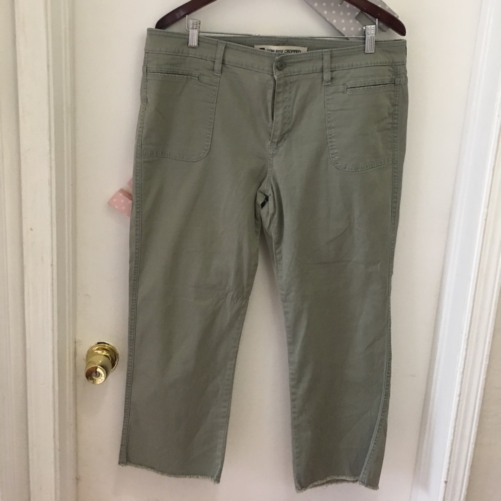 Dark Green STRETCH pants GAP