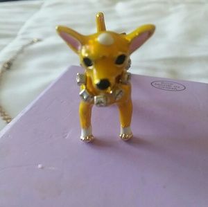 Betsey Johnson Chihuahua Necklace