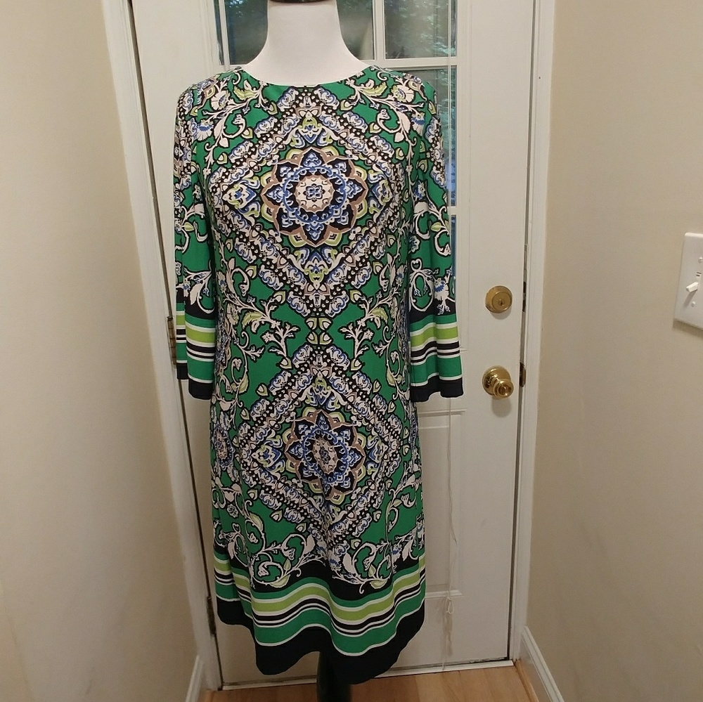 Beautiful Dress Green Design by J Howard