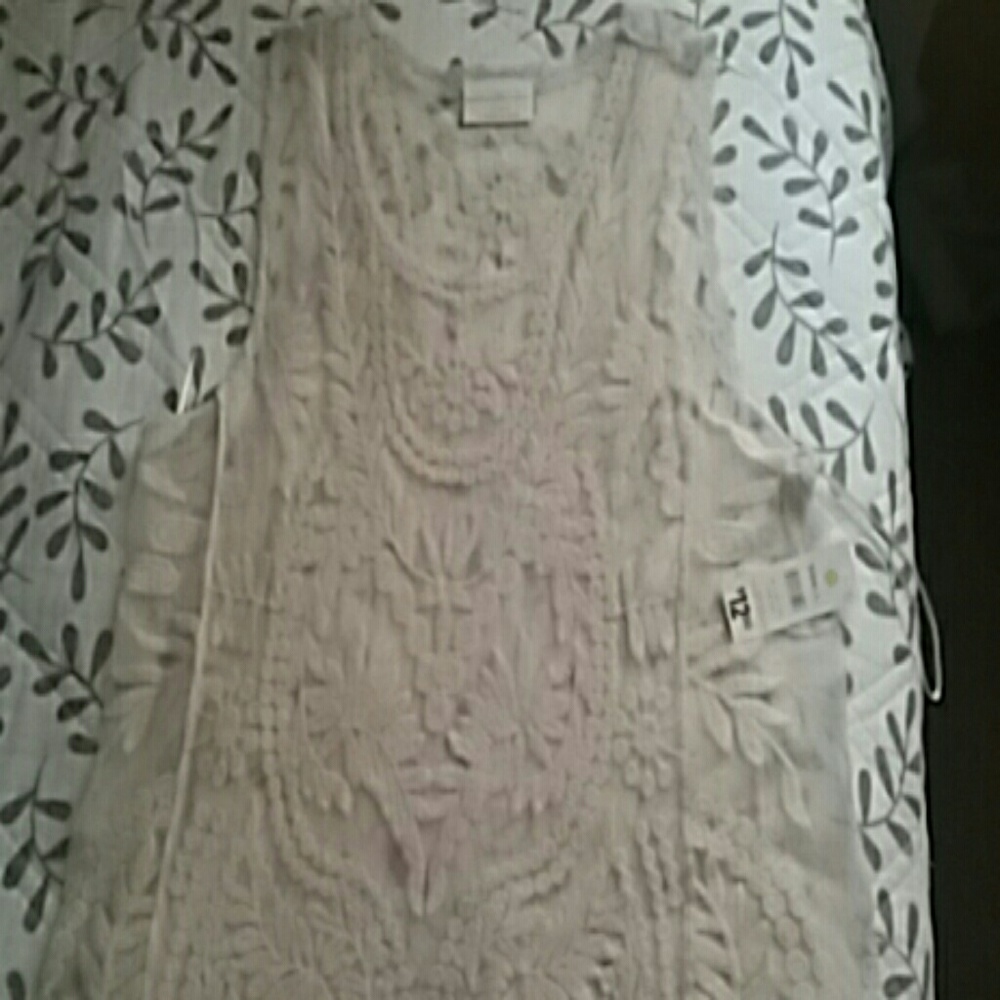 Mesh lace tank