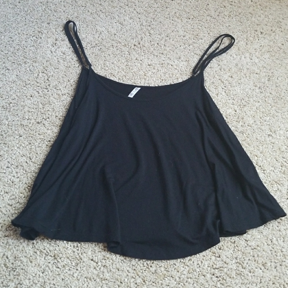Flowy black tank top