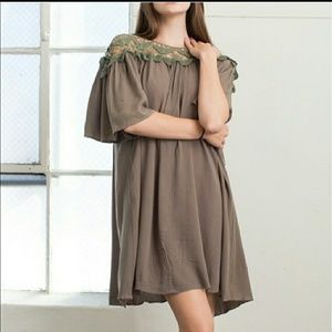 April Spirit Dresses - Swing Dress in Olive nwt April Spirit Dresses - Swing Dress in Olive nwt