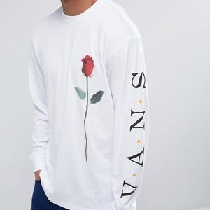 Brand new White long sleeve vans shirt