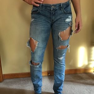 Abercrombie and Fitch Ripped Jeans