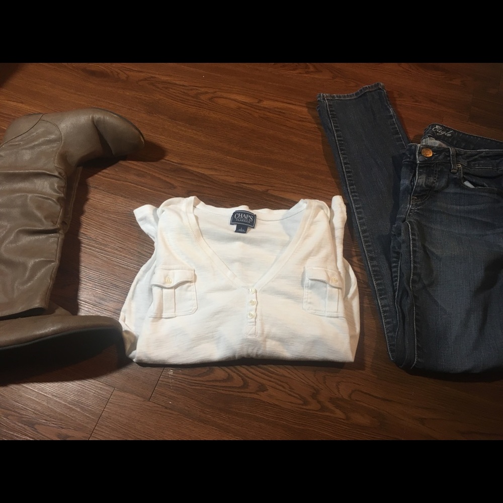 3/4 length sleeve basic tee