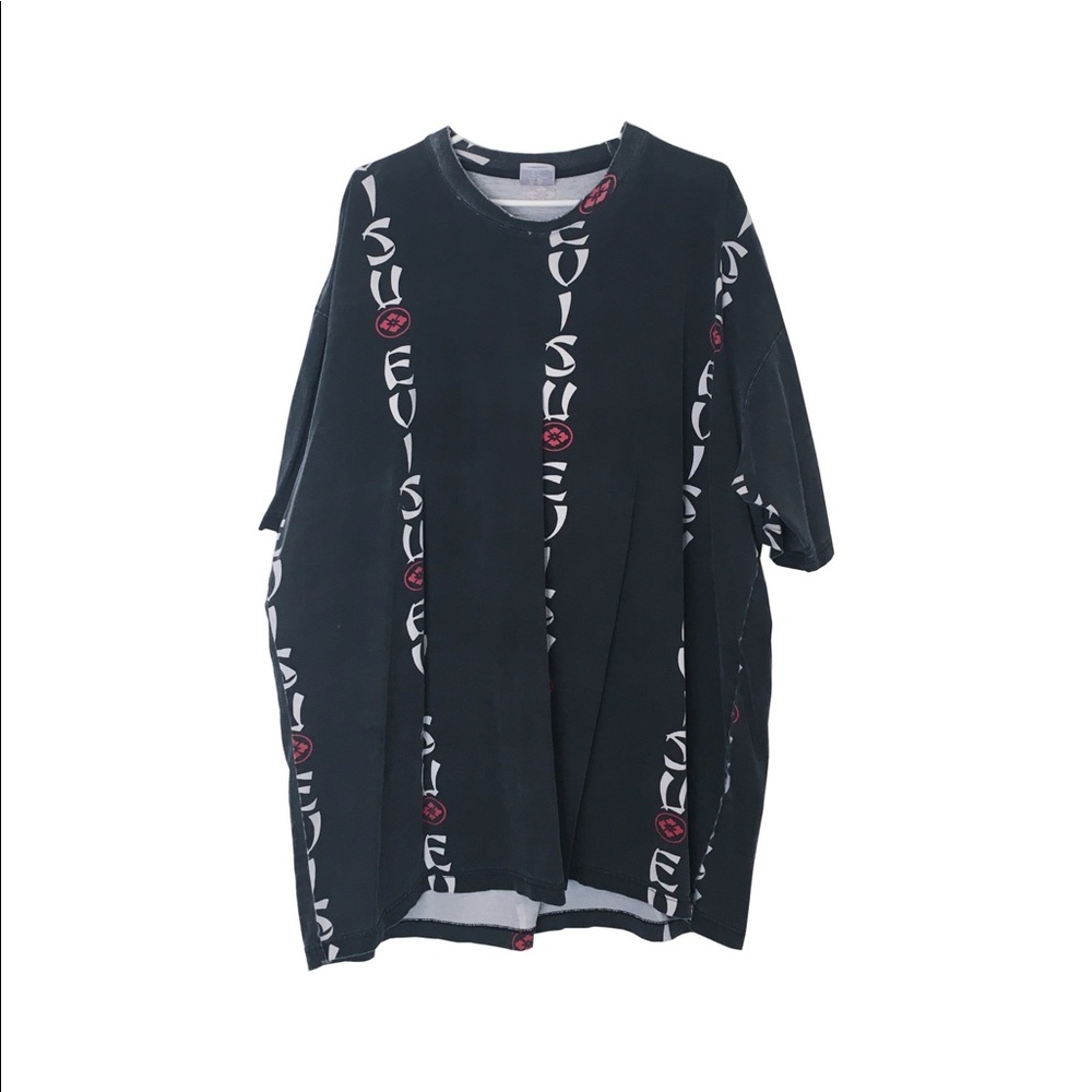 Ashy Gray Graphic Font Tee