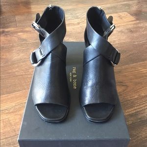 Rag & Bone 'Kora' peep toe booties