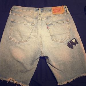 Levi's cut off shorts