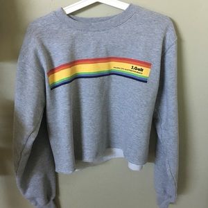 brandy melville / j. galt cropped sweater 🌈