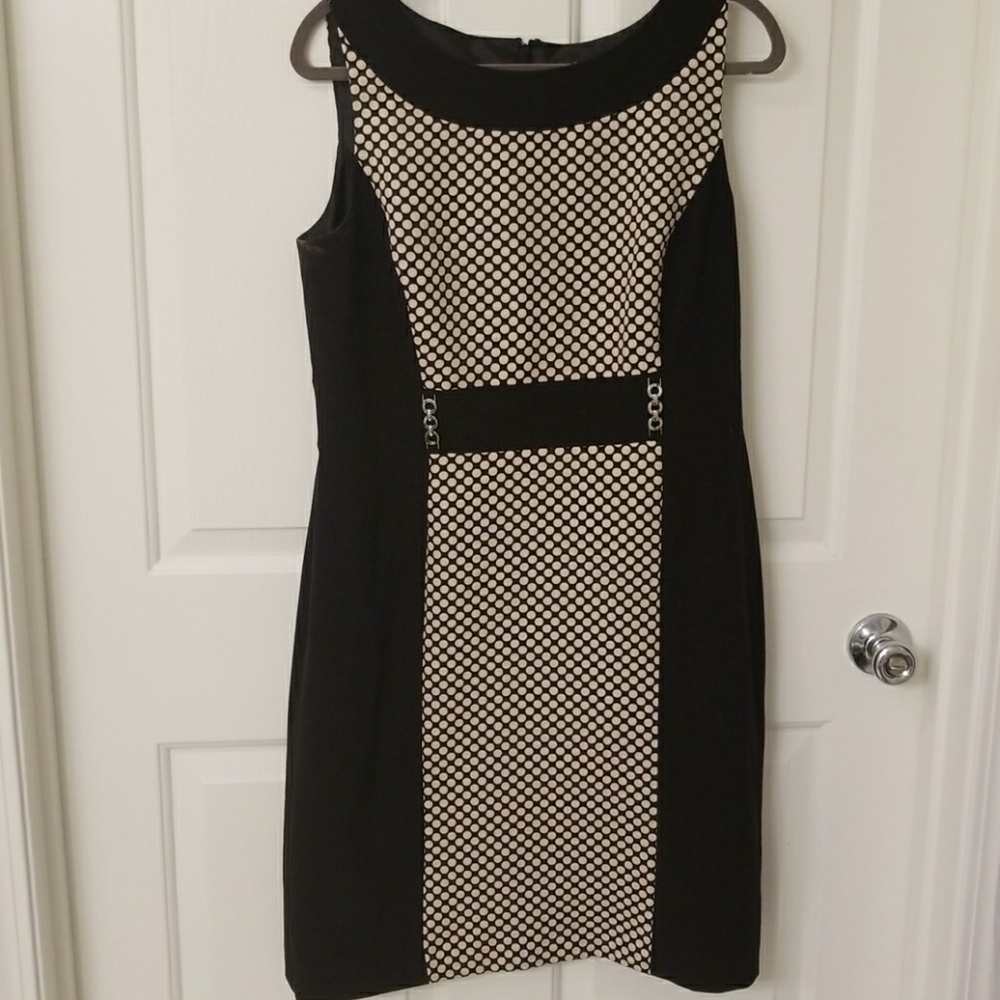 Tahari Polka Dot Dress