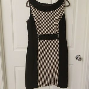 Tahari Polka Dot Dress