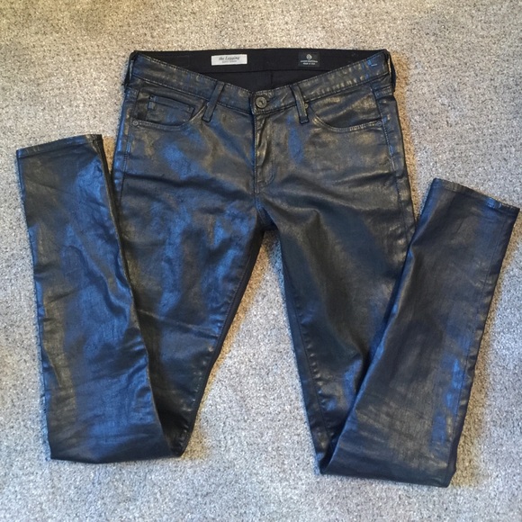 [SOLD]  Adriano Goldschmied Leatherette Legging - Picture 1 of 3