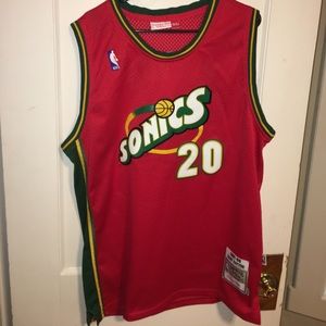 Gary Payton Seattle Supersonics nba jersey