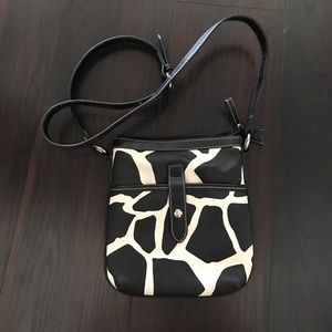 Animal print crossbody bag