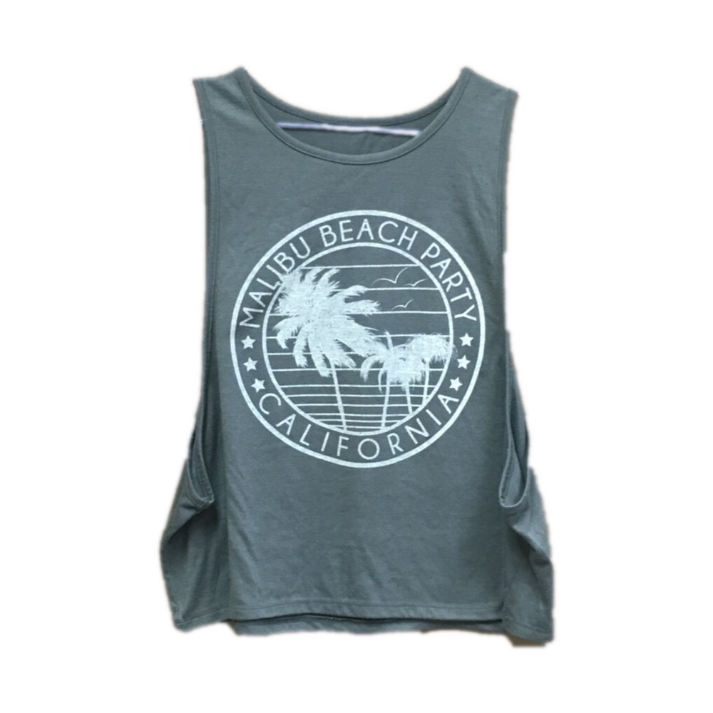 LOL Vintage - Malibu Beach Party Muscle Tank Large