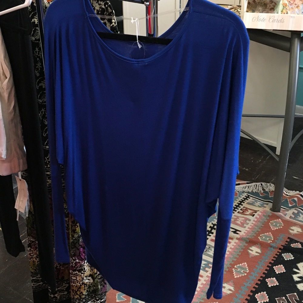 Royal blue tunic