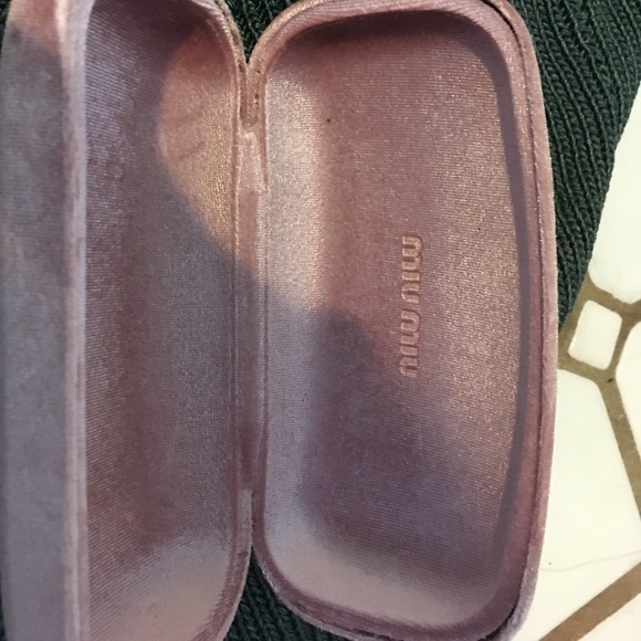 Brand new with case miu miu sunglasses gold - Picture 2 of 5