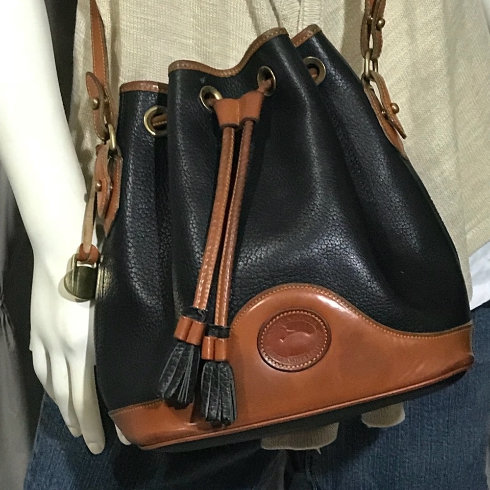 Vintage Dooney & Bourke Drawstring Bucket Bag