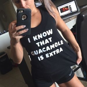 Chipotle guacamole tank