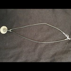 Silpada brand leather strand necklace