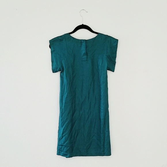 PAUL & JOE designer turquoise green accent dress - Picture 3 of 3