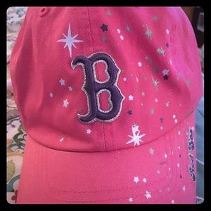Girls Pink Boston Red Sox Hat (youth)