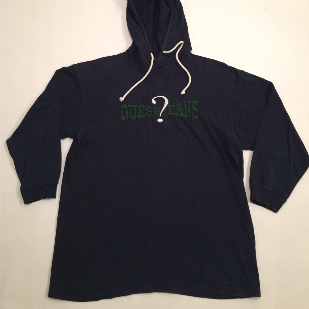 ❌SOLD Vintage GUESS JEANS Spell Out T Shirt Hoodie