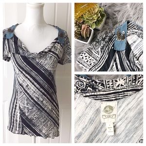 ANTHROPOLOGIE "Sticks & Stones" Top by Tiny