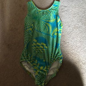GK Elite Velvet gymnastics leotard