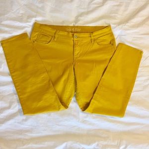 Mustard Yellow Rockstar Pants