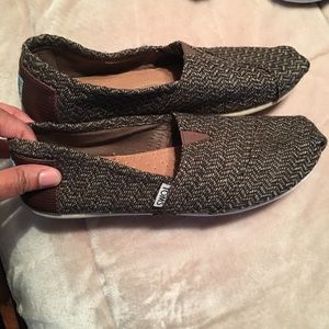 Toms Classics Brown Chevron