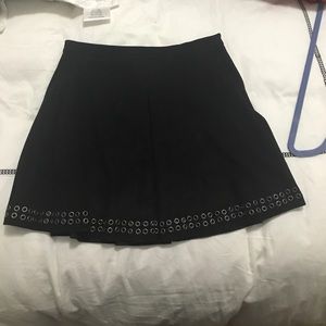 Dolce Vita Black Suede Skirt