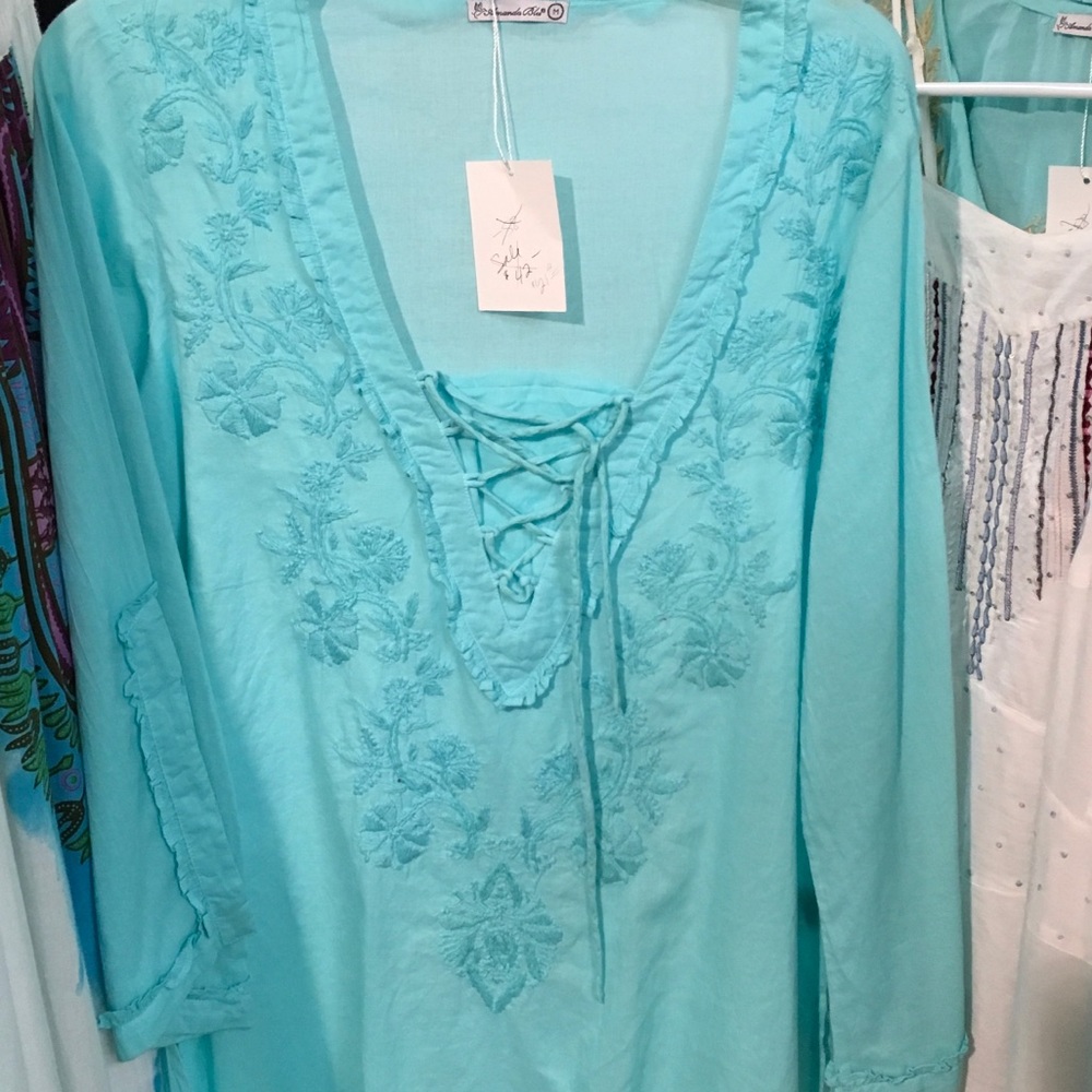 Blue tunic