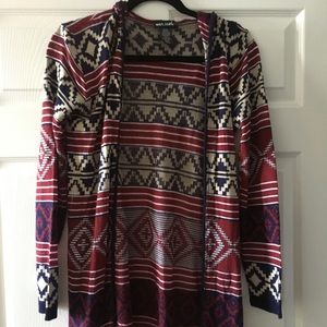 Long Aztec cardigan