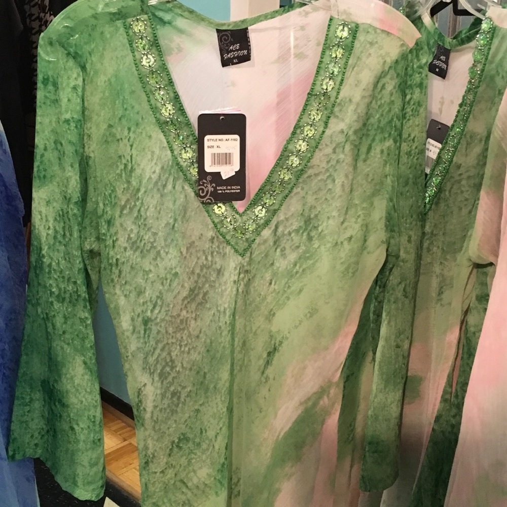 Green tunic