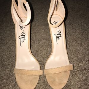 Tan heels from Fashion Nova