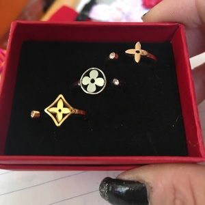 Threes Musketeer Titanium Rings