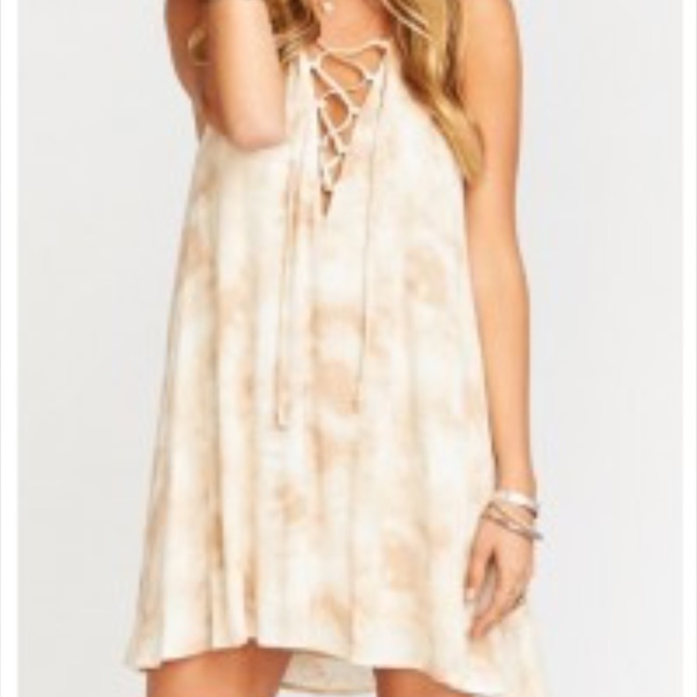 Rancho Mirage lace up tunic dress