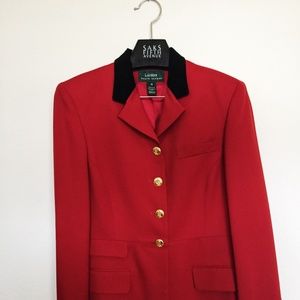 RALPH LAUREN Red Riding Jacket