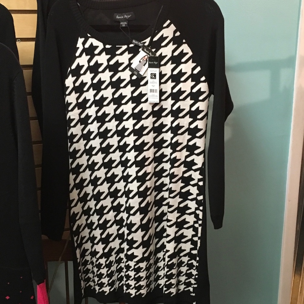 Black and white dress