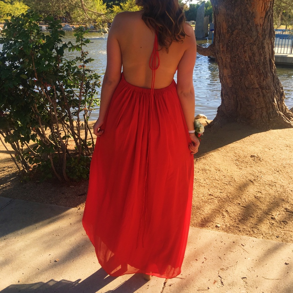 Red prom dress