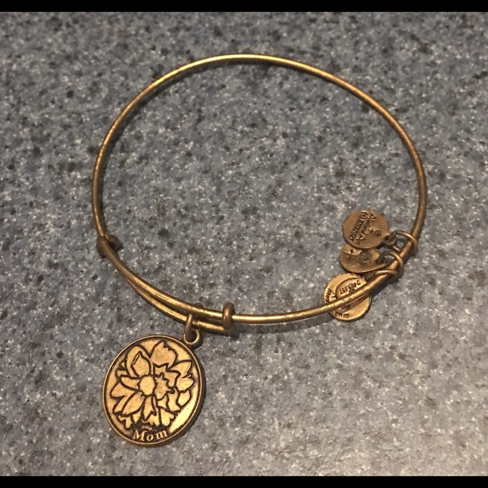 Alex and Ani “Mom” Bangle - Gold